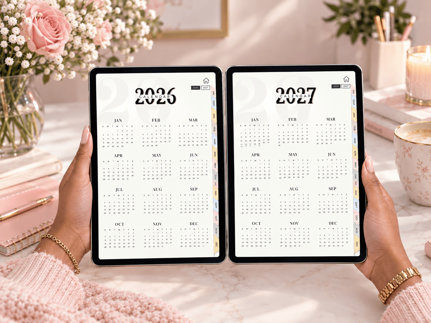 All-in-One Weekly Digital Planner 2026/2027