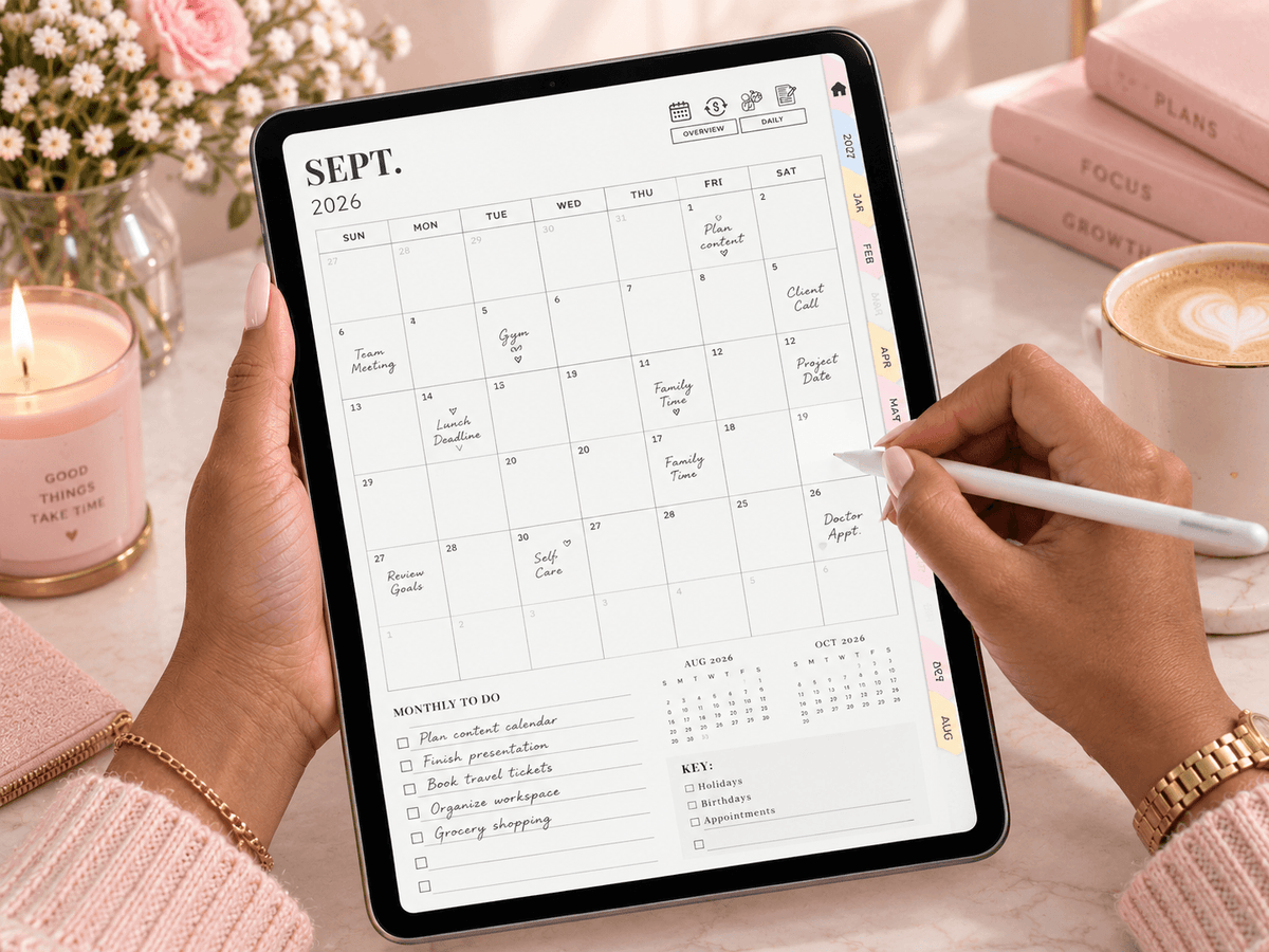 All-in-One Weekly Digital Planner 2026/2027