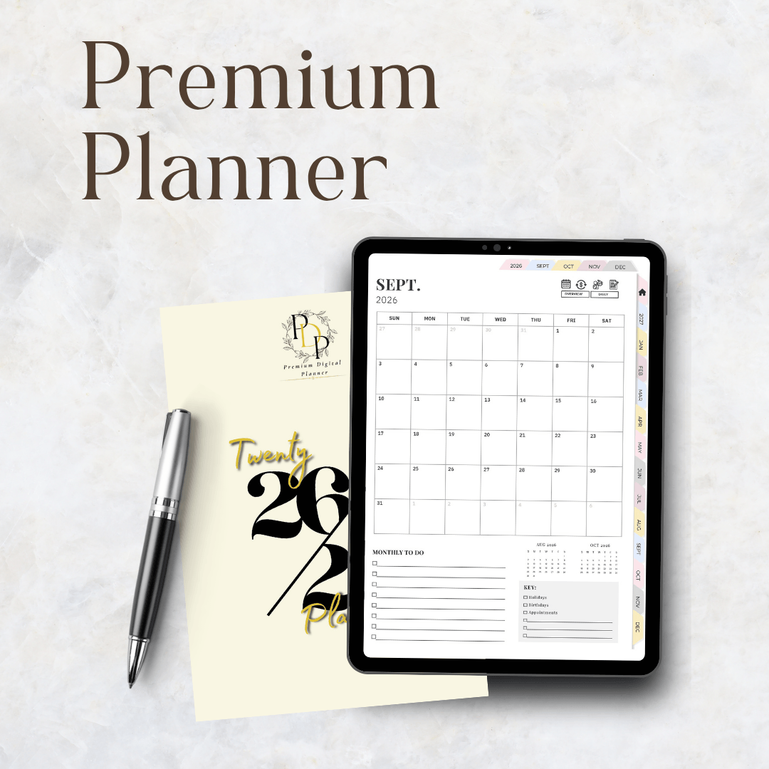 All-in-One Weekly Digital Planner 2026/2027