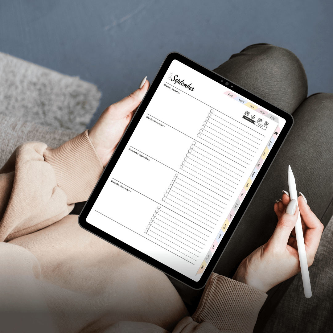 All-in-One Weekly Digital Planner 2026/2027